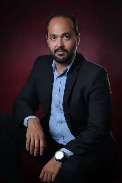 Retrato profissional de executivo fotografado em São Paulo